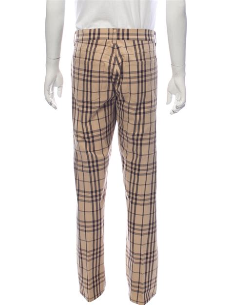 jogginghose burberry|burberry plaid pants men.